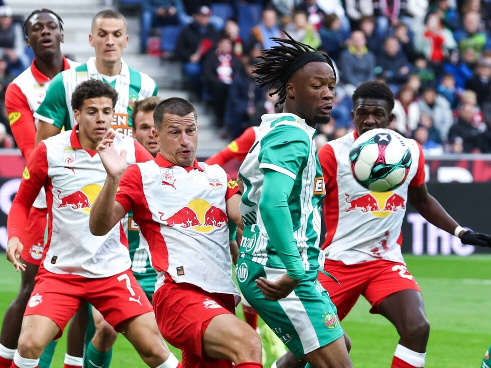 2:1 im Topspiel! Hexer Schlager und Pechvogel Seidl verhelfen Red Bull Salzburg zum Zittersieg gegen Rapid Wien