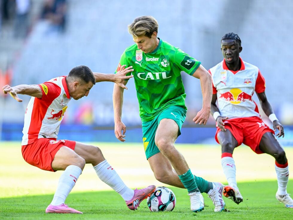 Ohne Glanz! Red Bull Salzburg erkämpft sich Pflichtsieg gegen die WSG Tirol