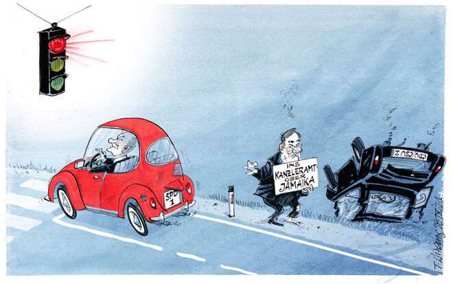 Das Kanzlerrennen ... 