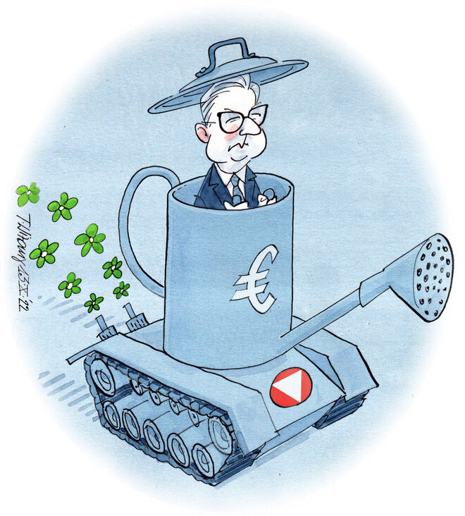 Deckeln, gießen, sichern . .  .