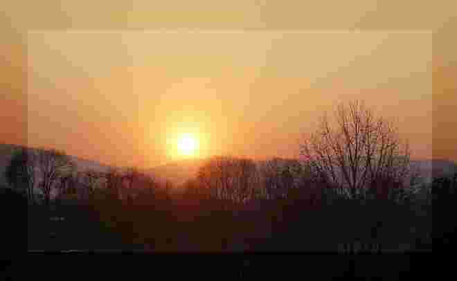 . . . der Tag neigte sich . . . 