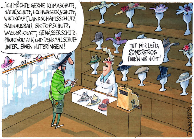 Der grüne XXX-Hut . . . 
