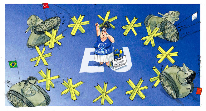 Die Auto(kraten)stopperin