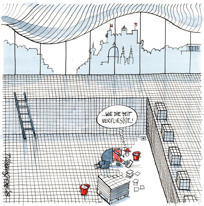 Die letzten Meter . . .