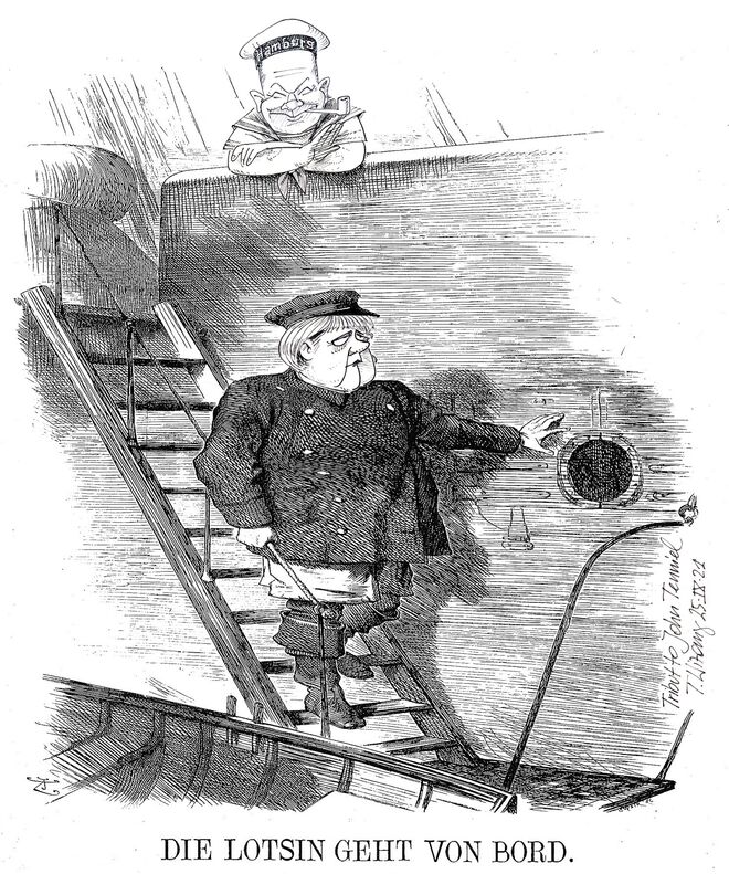 Die Lotsin geht von Bord ...