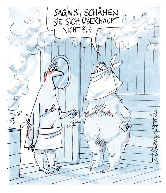 Die neue Sauna-Normalität ...