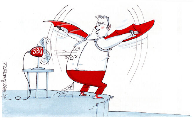 Die Rückenwindmaschine ...