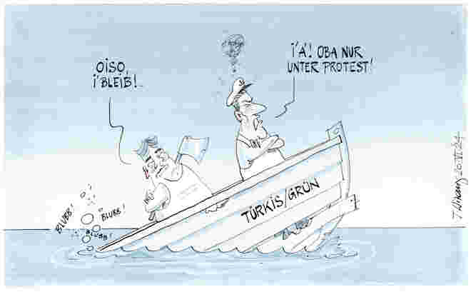 Die zwei Nichtschwimmer ...