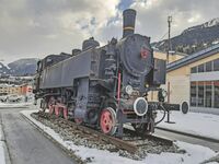 Die alte Dampflok rostet vor sich hin