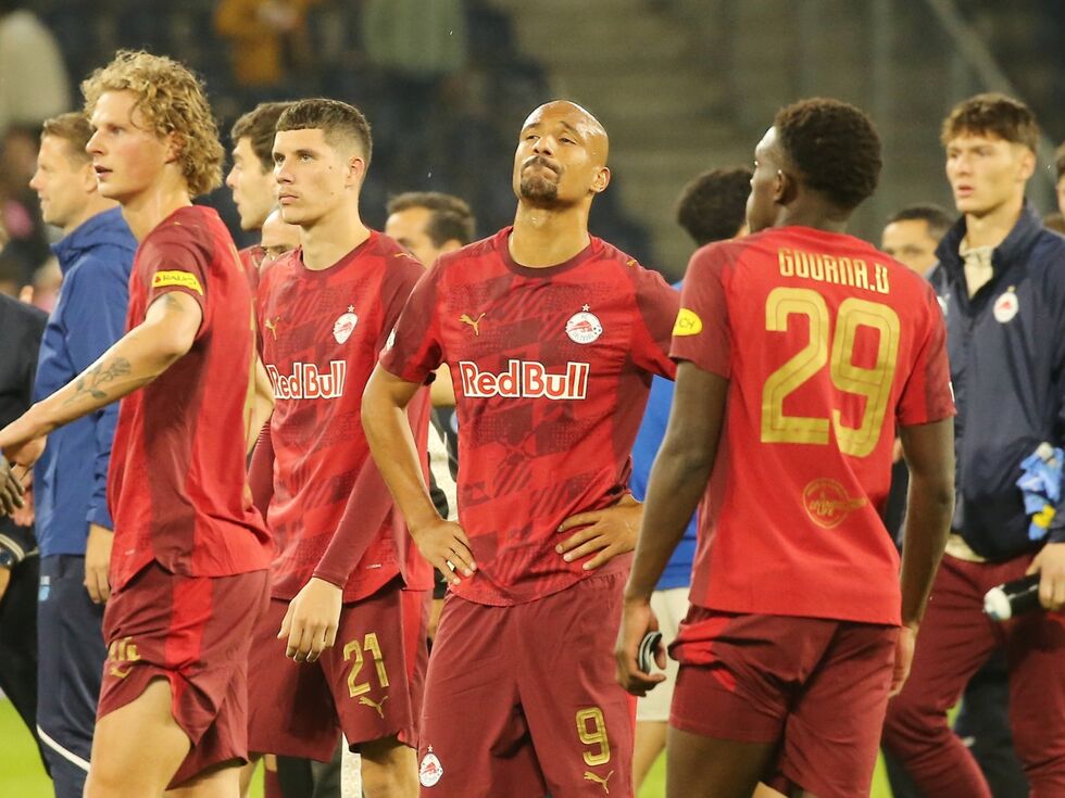 Die Mannschaft von Red Bull Salzburg ist noch am Leben