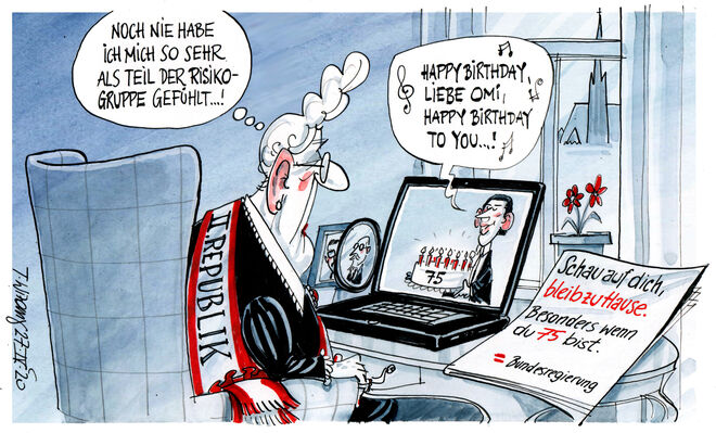 Distanziert feiern ...