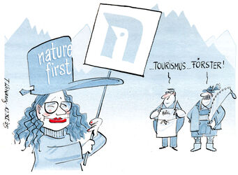 Ein Park, zwei Welten