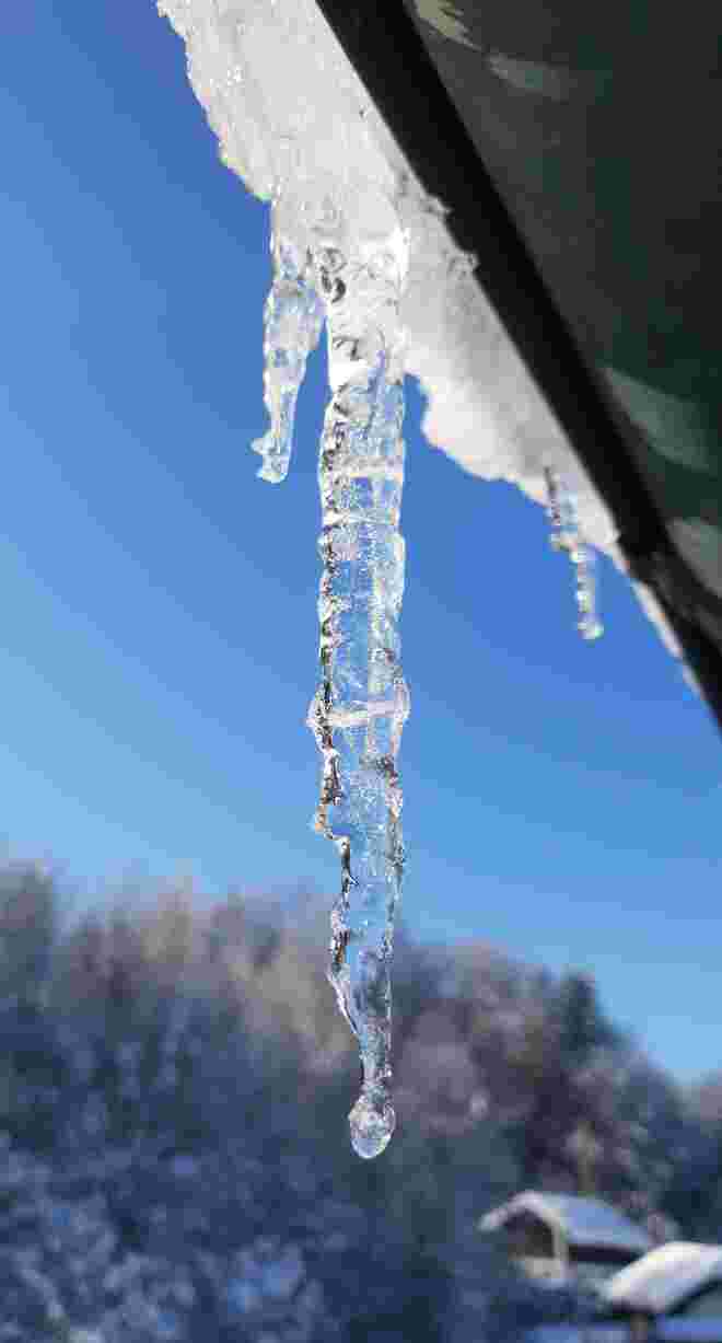 Von -9° nach +3° es tropft