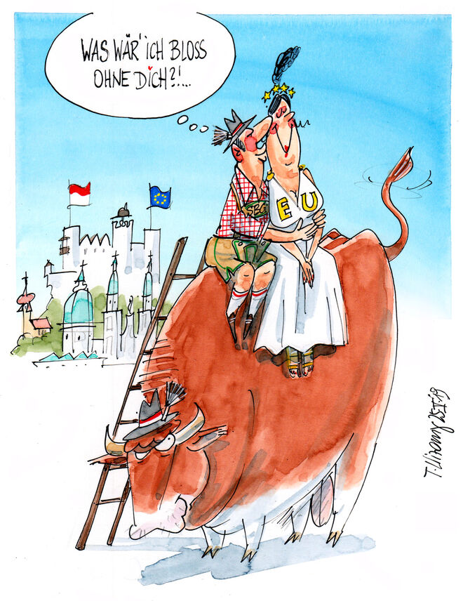 Europa und der Salzburger Stier