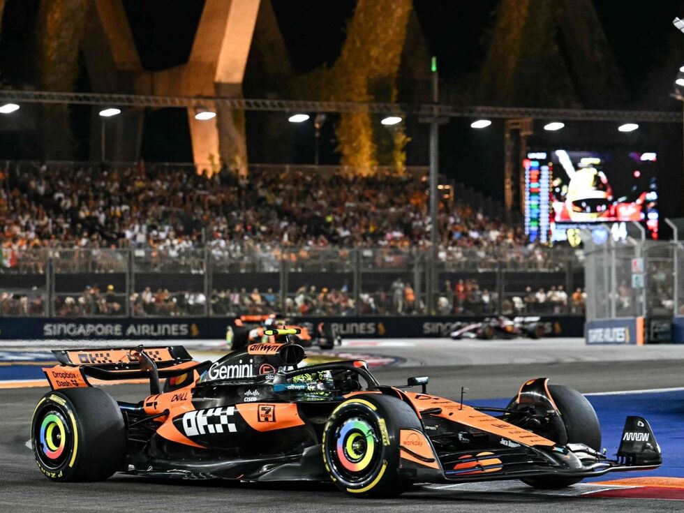 F1 in Singapur: McLaren jubelt über WM-Titel - Mercedes über den Rennsieg