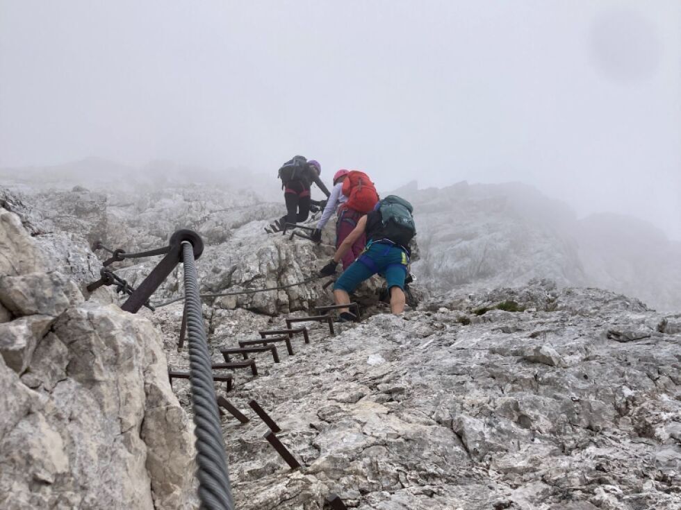 V Vorarlbergu rešena družina iz plezalne poti zaradi slabega vremena