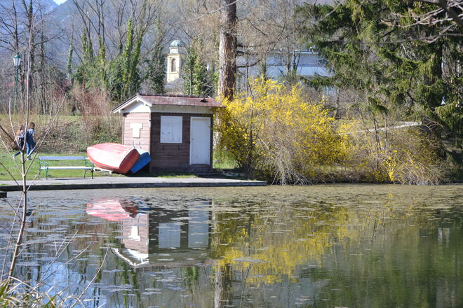 Noch Winterruhe am Teich