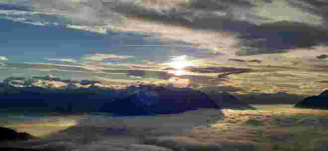 Abendstimmung auf dem Gaisberg
