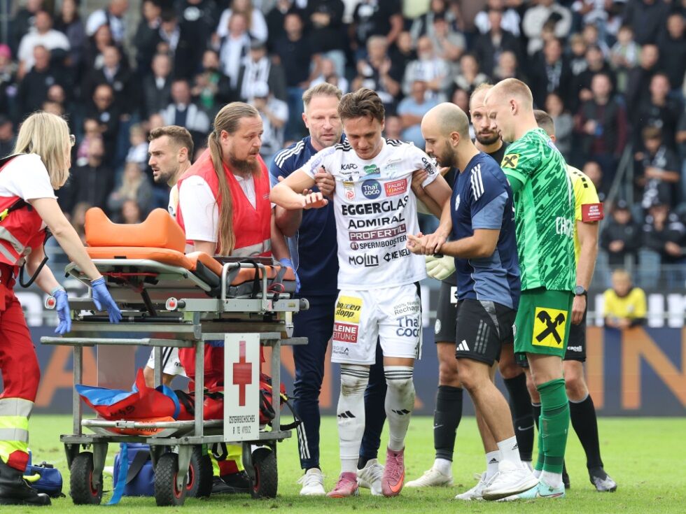 Nogometaš Hartberga Lukas Fridrikas utrpel pretres možganov na tekmi proti Sturmu