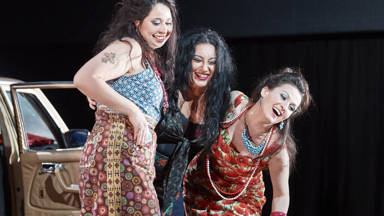 Szene aus „Carmen“. 