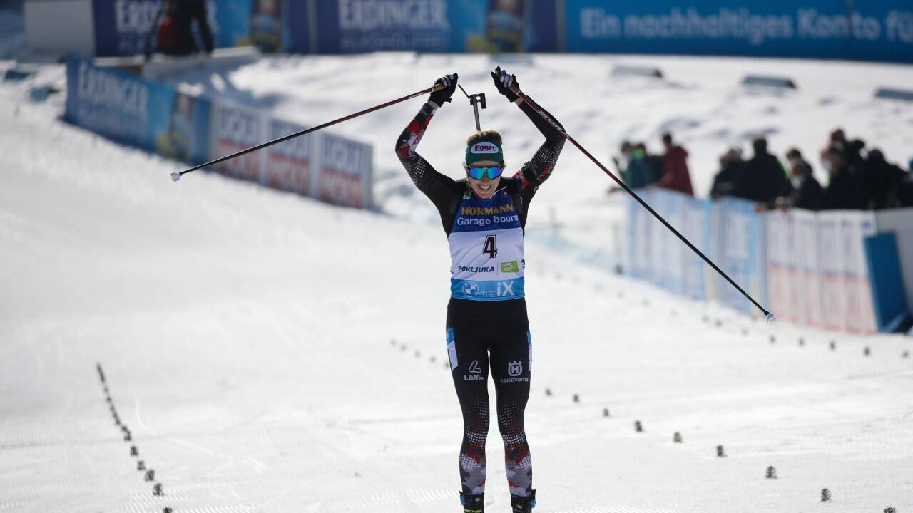 Lisa Hauser ist Biathlon-Weltmeisterin. 