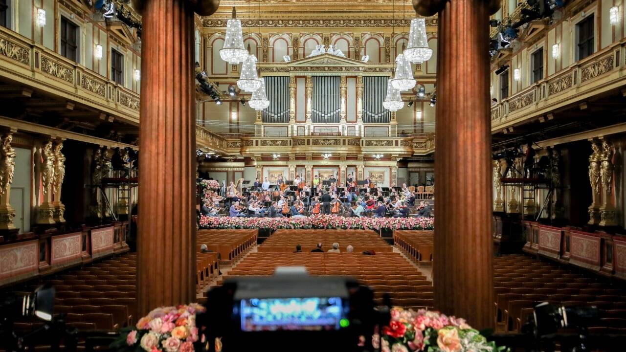 Wann darf das Publikum zurück? Ein Erinnerungsbild vom Neujahskonzert im Musikverein in Wien, das wenigstens der ORF im Fernsehen übertragen hat.  