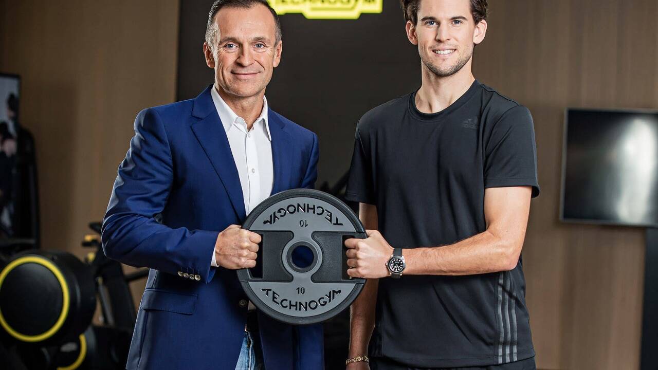 Gottfried Wurpes mit Tennis-Ass Dominic Thiem. Gottfried Wurpes mit Tennis-Ass Dominic Thiem.