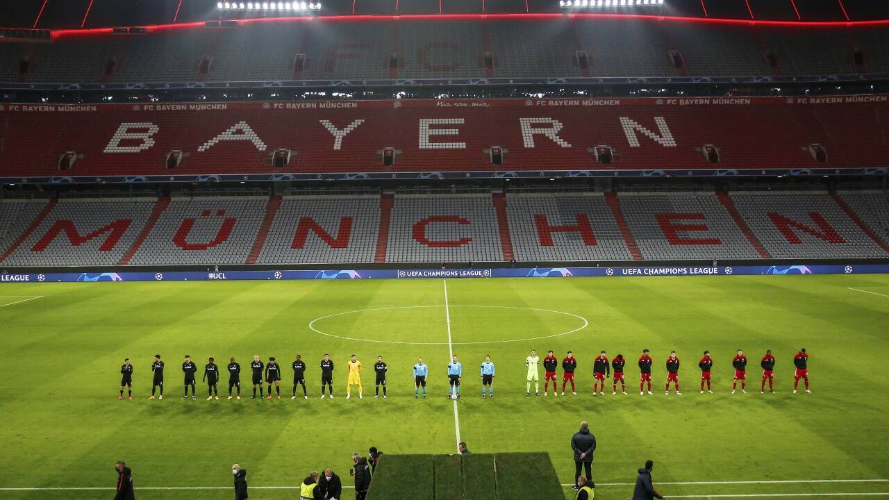 Gespenstische Stimmung: Red Bull Salzburg in der Champions League beim FC Bayern. Gespenstische Stimmung: Red Bull Salzburg in der Champions League beim FC Bayern.
