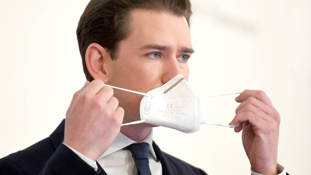 Bundeskanzler Sebastian Kurz im Rahmen einer PK mit dem Titel 'Impfstofflieferungen der EU' am Freitag, 12. März 2021, in Wien. 