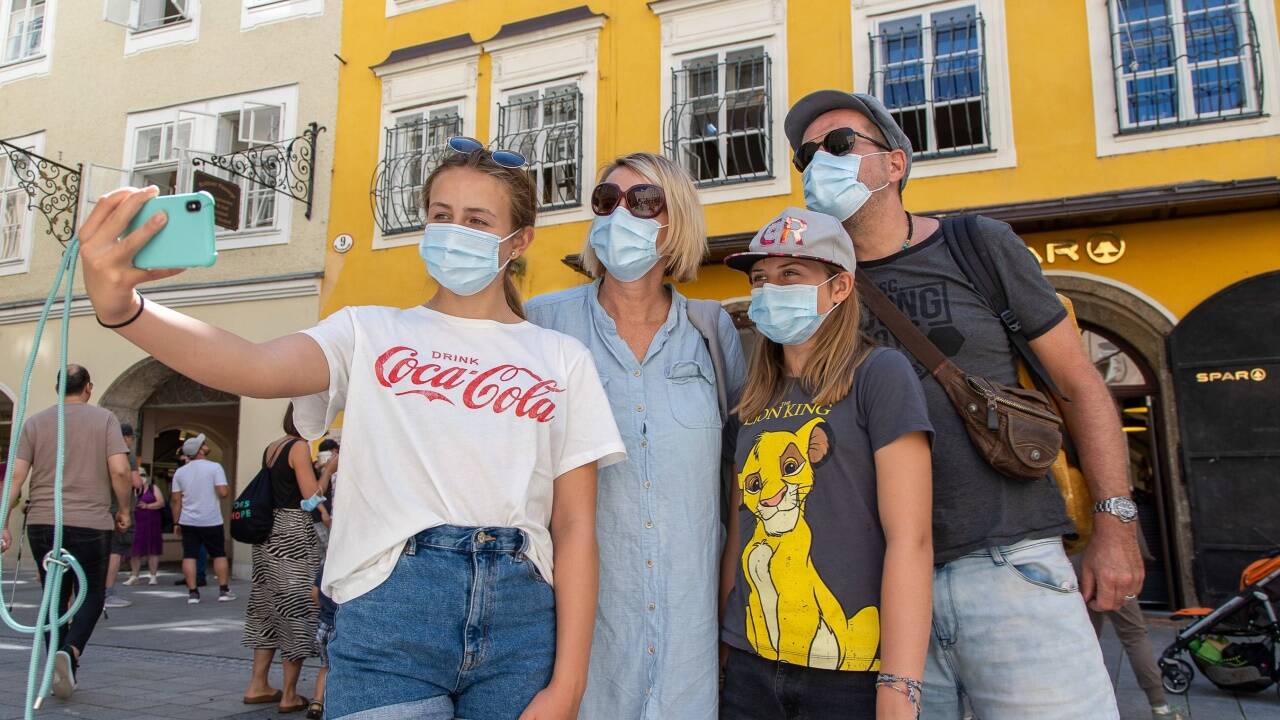 Genie mit Maske: Aber man ist ohnehin allein daheim bei Mozart. 