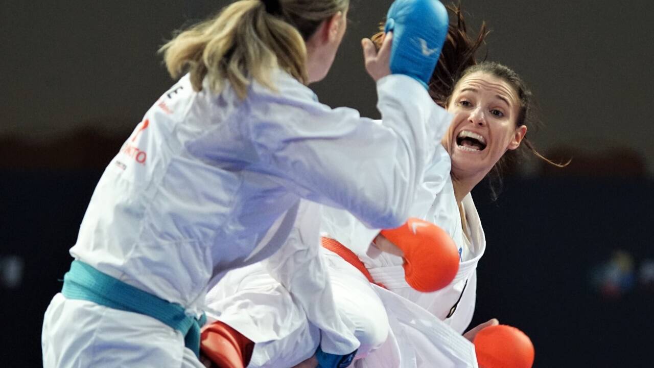 Alisa Buchinger (r.) fand im kleinen Finale gegen Marina Rakovic die richtige Taktik. 