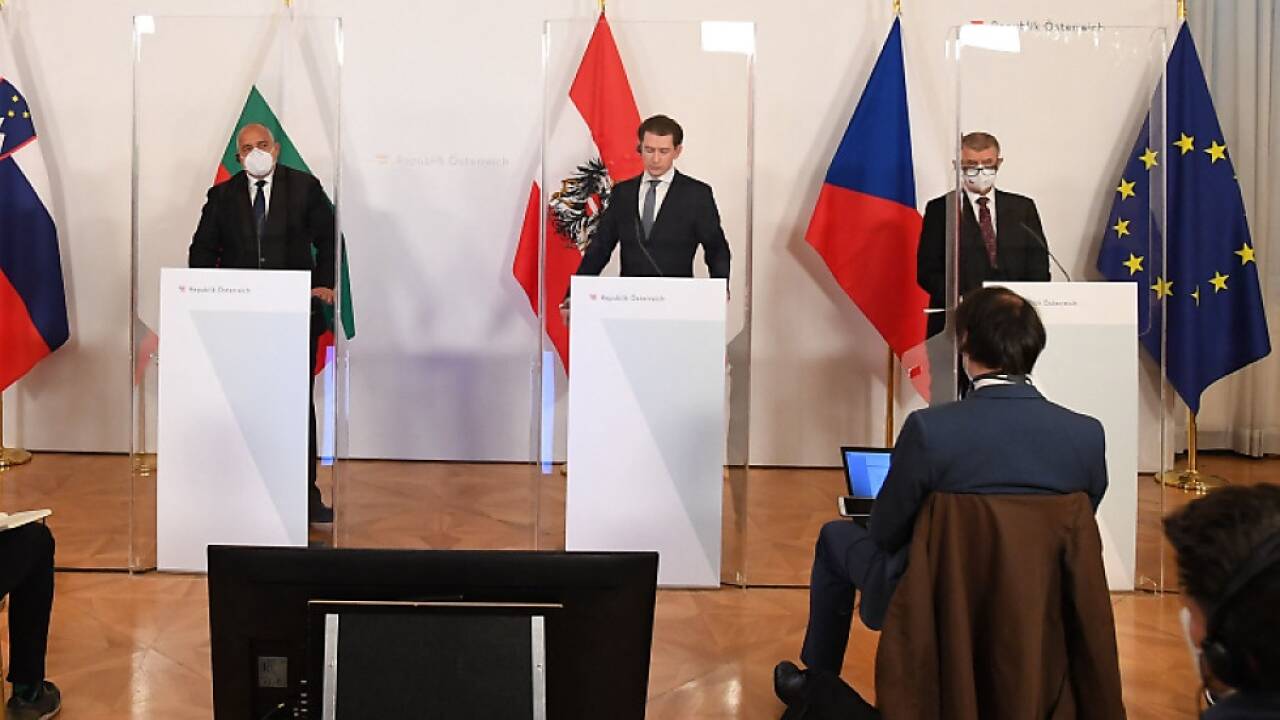 Kurz holte sich Verstärkung für seine EU-Initiative zu Impfstoffen 