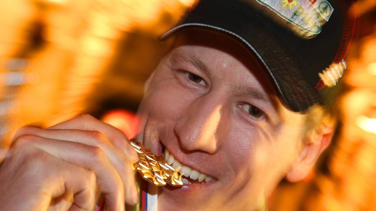 Triumph in Beaver Creek – Hannes Reichelt holte sich am 5. Februar 2015 die Goldmedaille im WM-Super-G. 