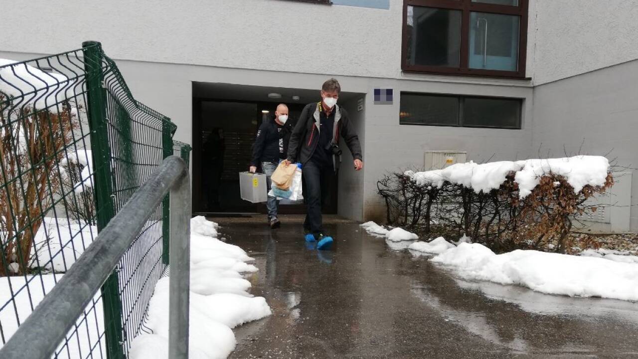 Die Spurensicherung war am Montagvormittag vor Ort.  