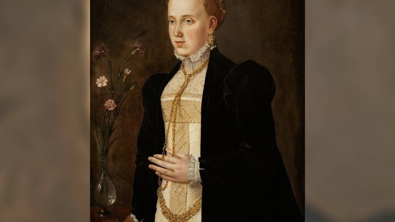  Philippine Welser um 1557.  