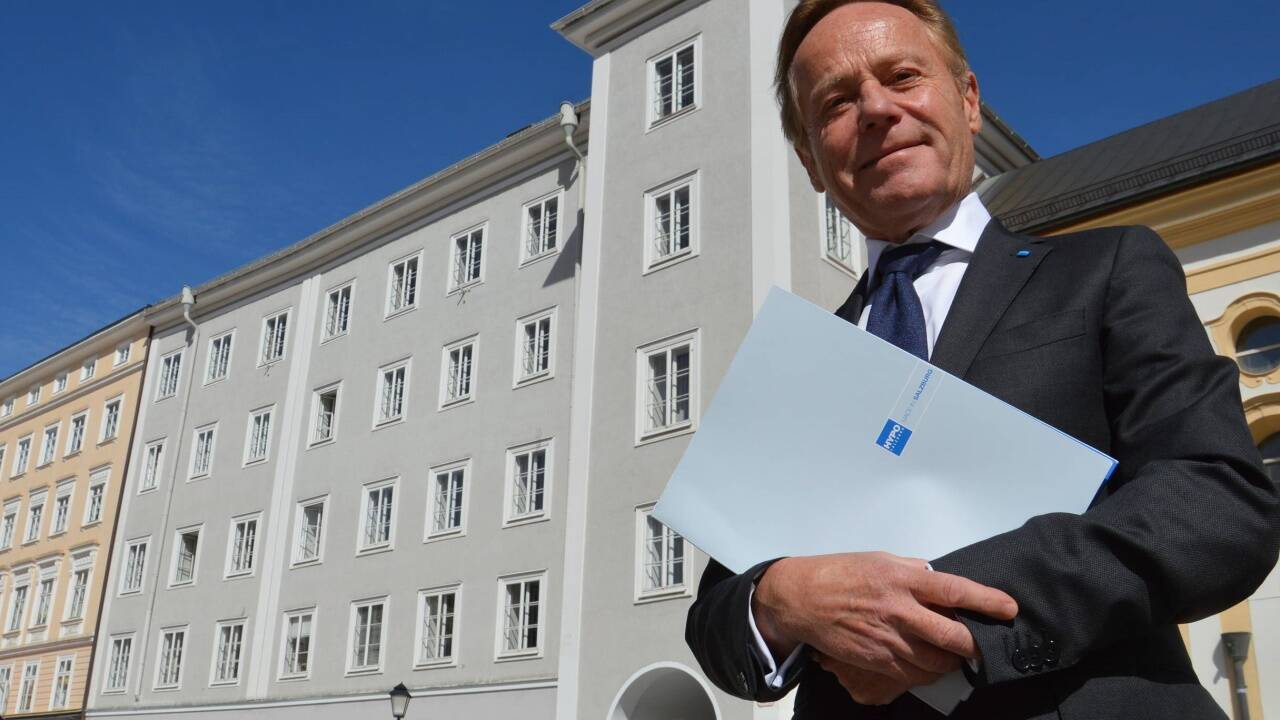 Der Generaldirektor der Hypo Salzburg, Helmut Praniess, freut sich über eine gute Bilanz 2020.   Der Generaldirektor der Hypo Salzburg, Helmut Praniess, freut sich über eine gute Bilanz 2020.