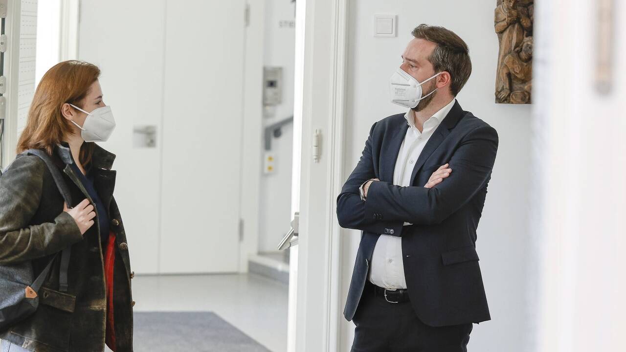 FPÖ-Chefin Marlene Svazek und Verkehrslandesrat Stefan Schnöll (ÖVP).  