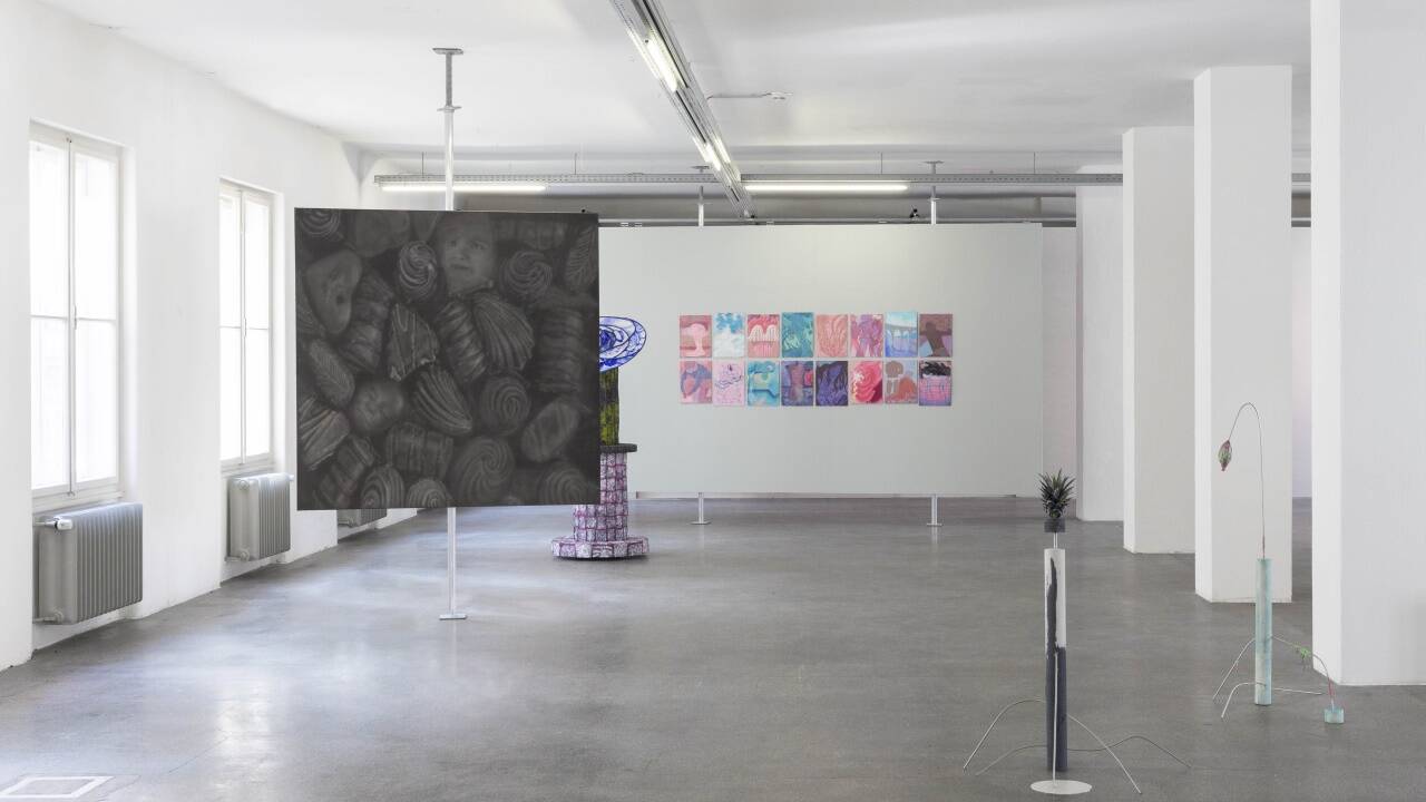 Blick in die Ausstellung in der Galerie 5020. 