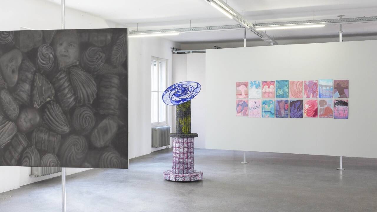 Blick in die Ausstellung in der Galerie 5020. 