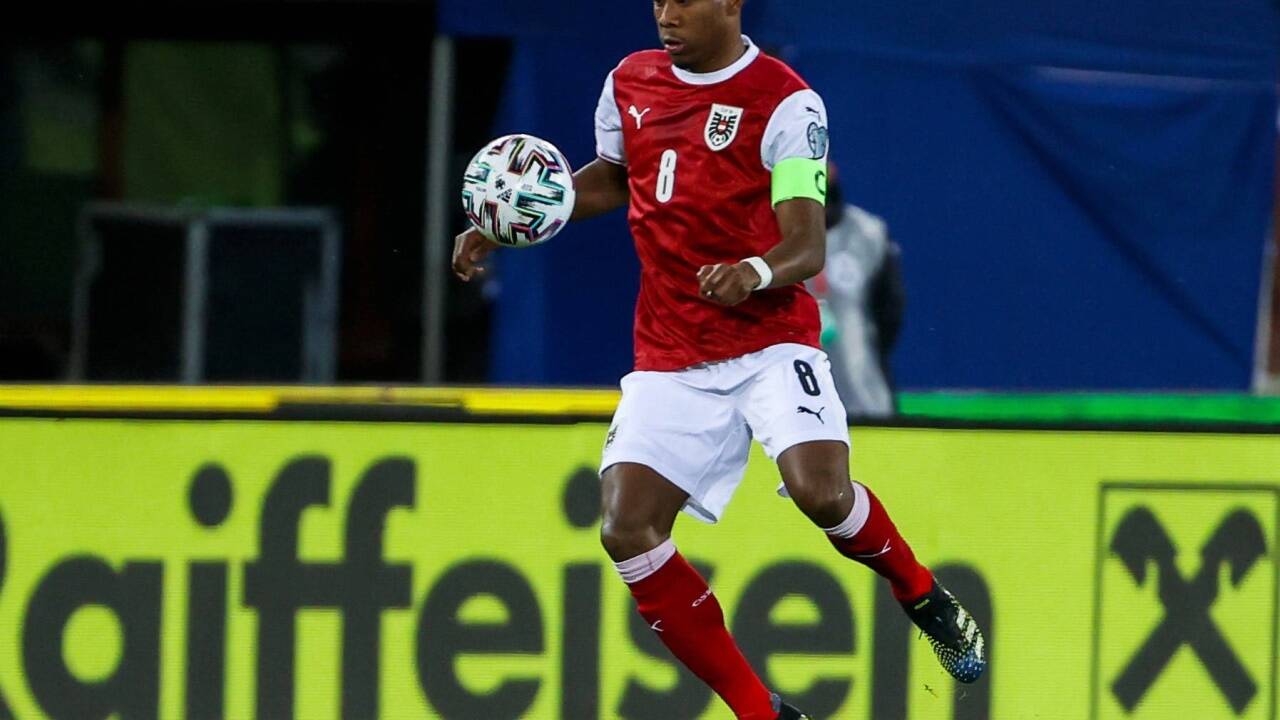 David Alaba wäre bei einer möglichen Qualifikation Österreichs bei der Endrunde 2024 auf Servus TV zu sehen. 