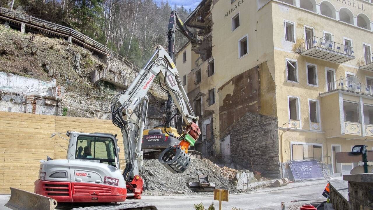 Das Hotel Mirabell in Bad Gastein wird bis auf die denkmalgeschützten Teile abgetragen.  
