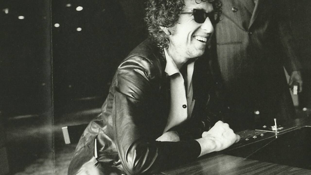 Bob Dylan 1978 auf Europa-Tournee 