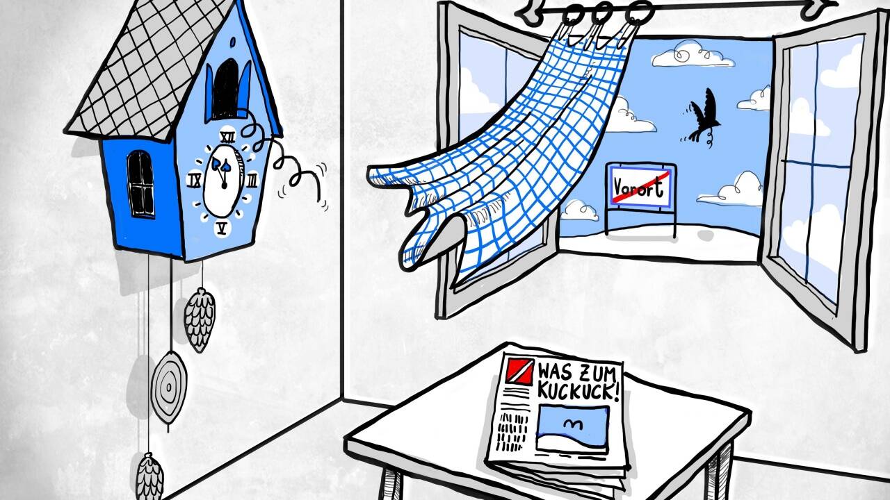 Karikatur Thomas Selinger  Karikatur Thomas Selinger