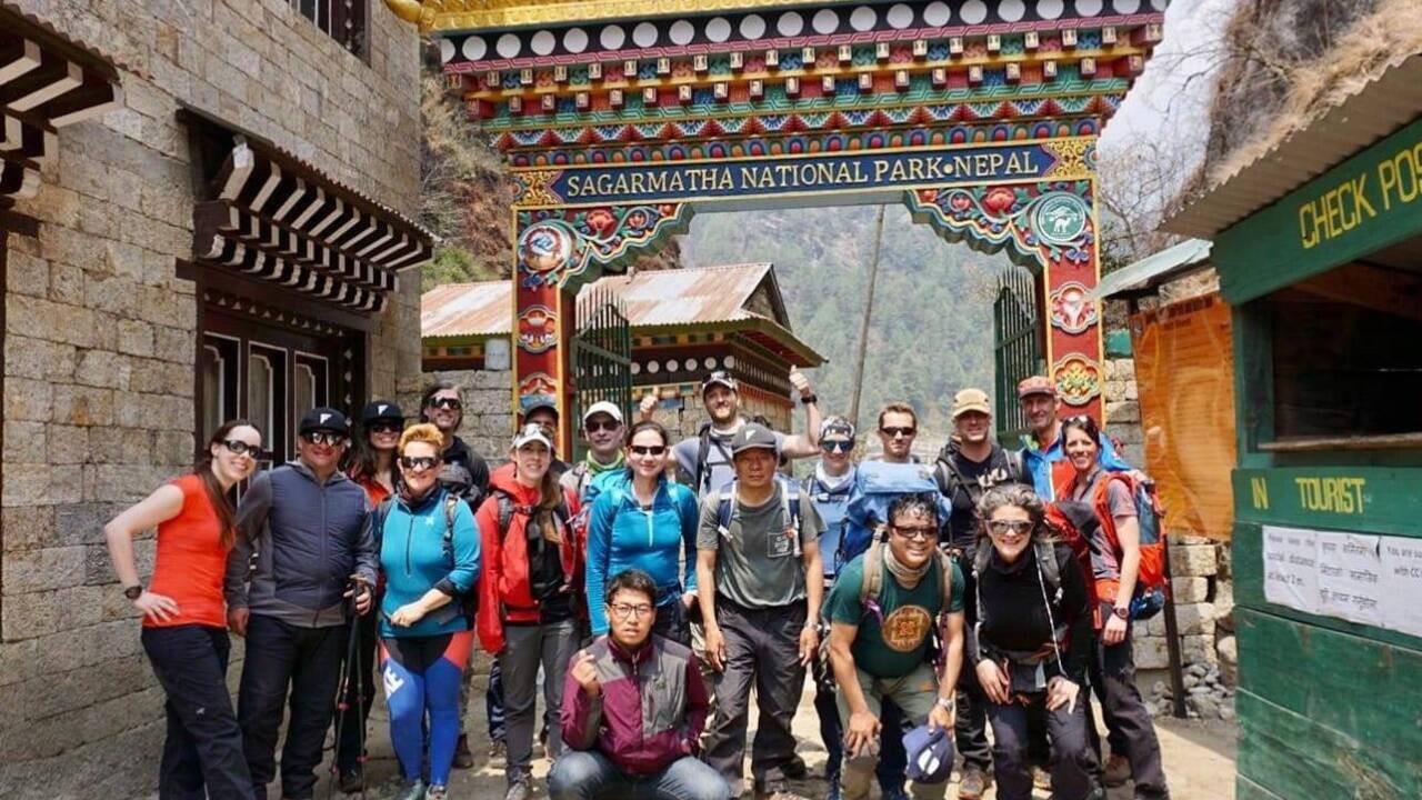 Die Expeditionsgruppe ist in Nepal gut angekommen und in bester Stimmung. 
