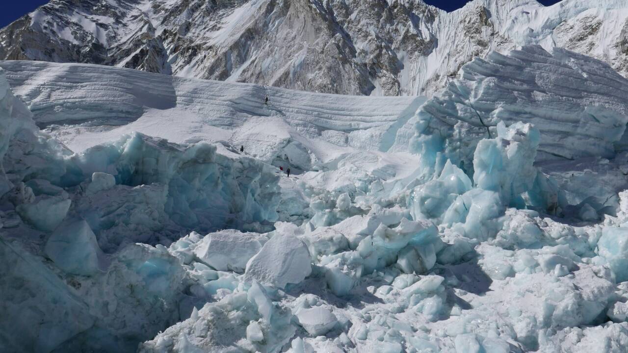 Der Weg zum Mount Everest. 