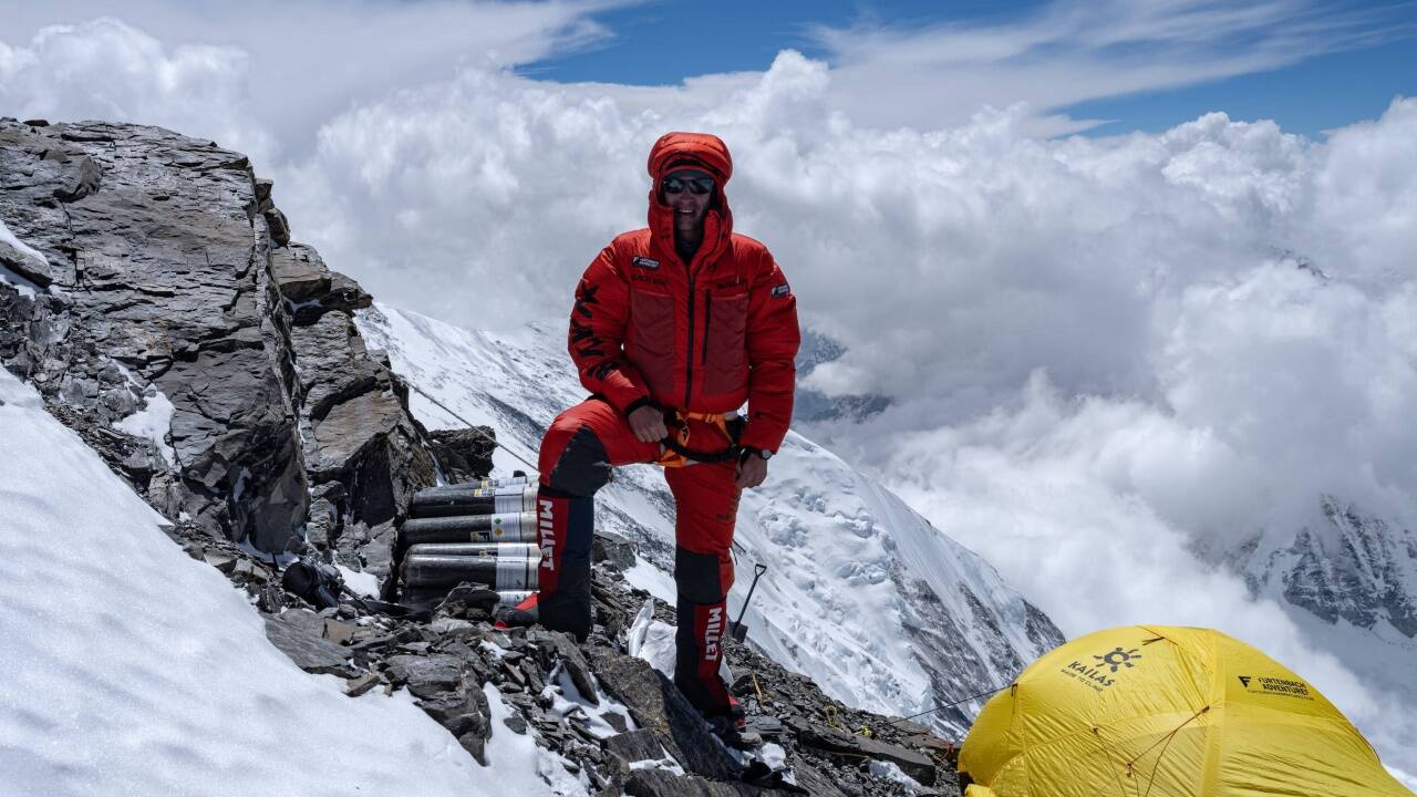 Der Weg zum Mount Everest. 