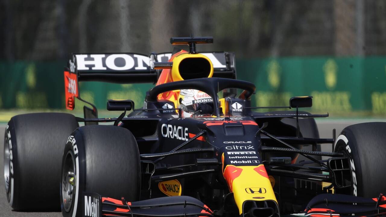 Red-Bull-Pilot Max Verstappen will am Sonntag in Imola seinen ersten Saisonsieg feiern.  Red-Bull-Pilot Max Verstappen will am Sonntag in Imola seinen ersten Saisonsieg feiern.