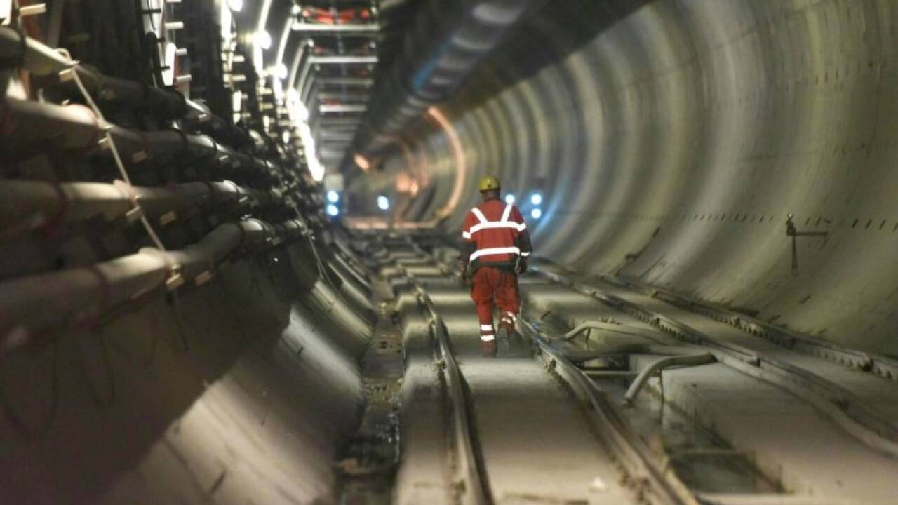 Die Baustelle Koralmtunnel.  Die Baustelle Koralmtunnel.