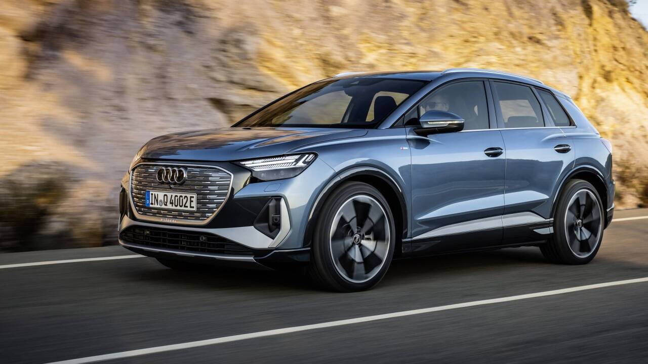 So sieht schon bald der elektrische Premium-Einstieg bei Audi aus. Der Q4 e-tron kommt mit wahlweise 170, 204 oder 299 PS.  