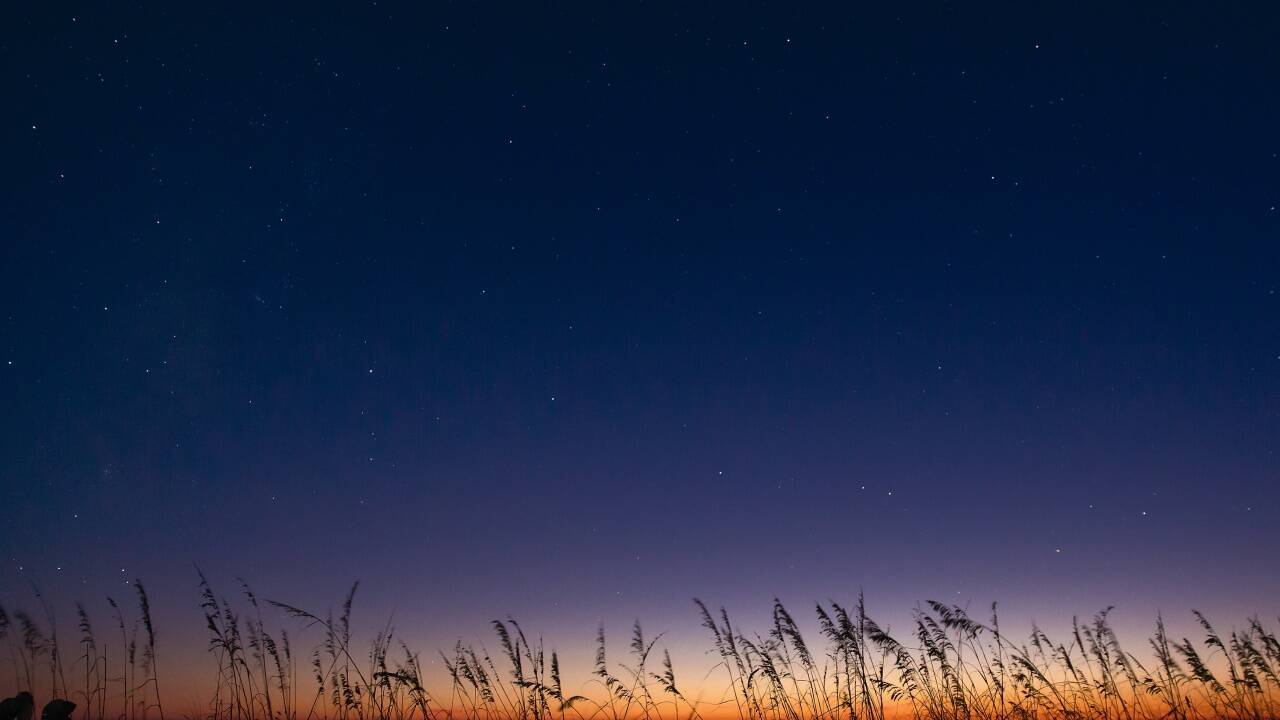 Ein Blick in die unendlichen Weiten des Alls. 